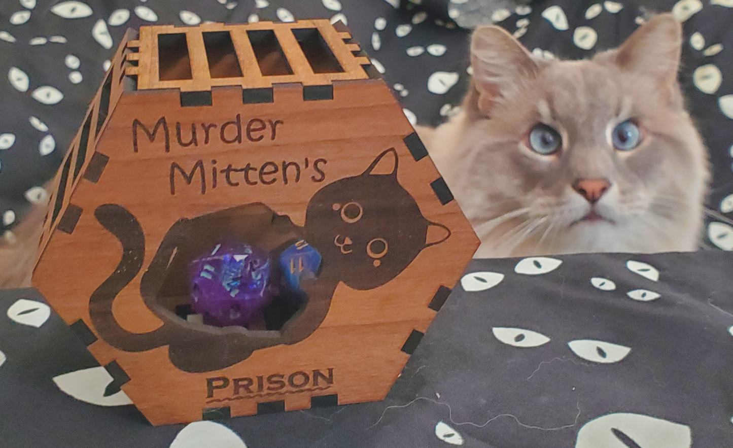 Murder Mitten's Dice Cage